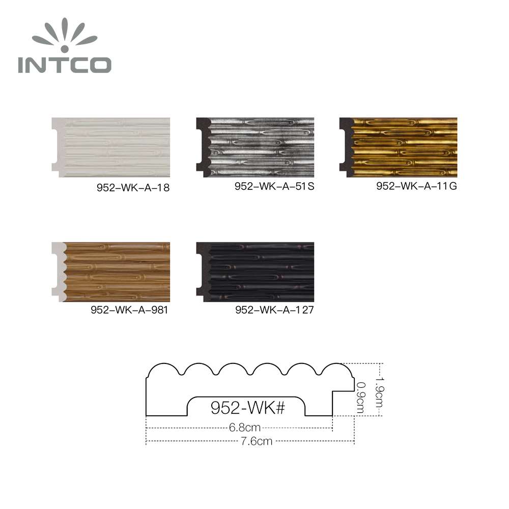 Intco picture frame moulding profiles & optional finishes